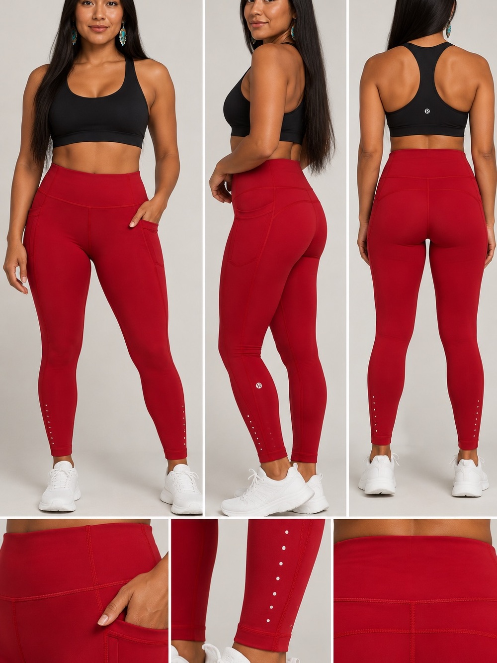 Lululemon Swift Speed High-Rise Tight 28” Dark Red Size 8